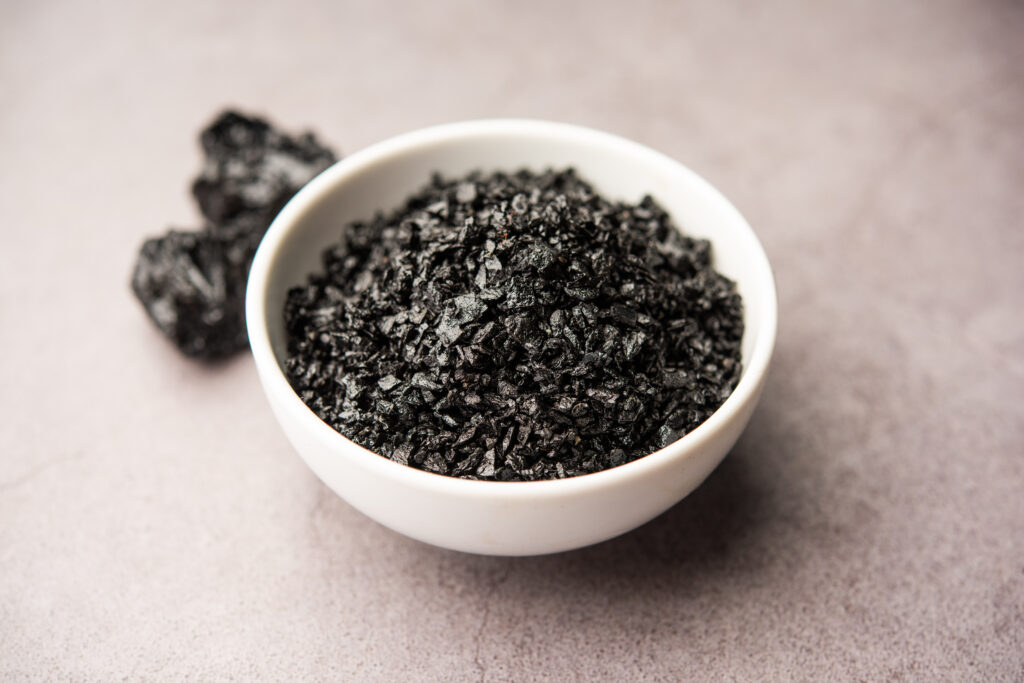 Shilajit or shilajeet is an ayurvedic medicine found primarily in the rocks of the Himalayas